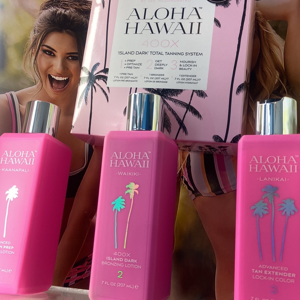 LOT OF 4 - NWT ALOHA 3-STEP TANNING LOTION